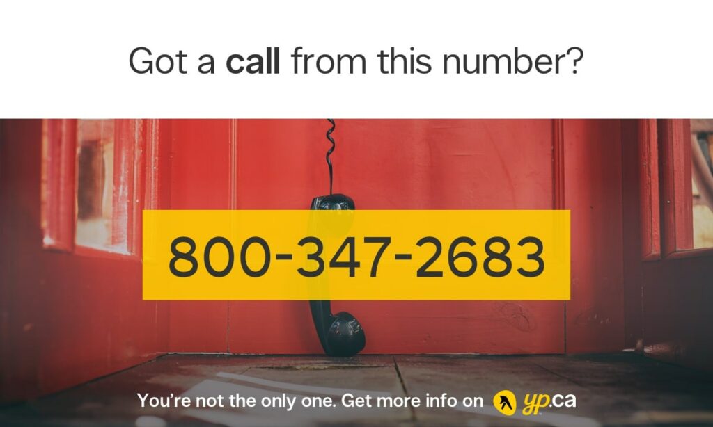 Discover call from 1-800-347-2683